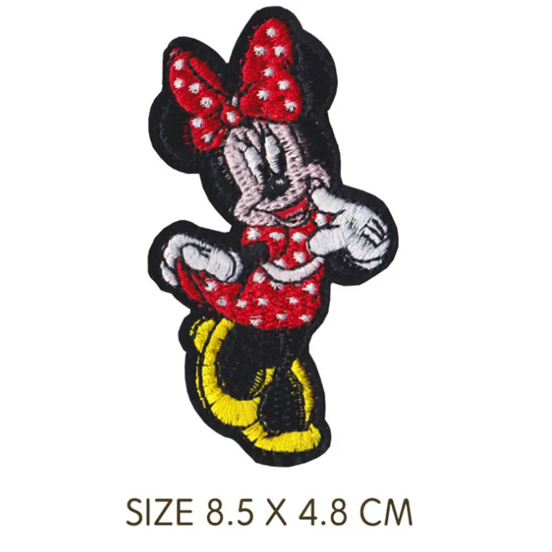 New Mickey Mouse avatar Ironing Patches Disney Minnie Hot Transfers Clothing USA flag Patch Cartoon DIY Sewing Clothes Bag Decor