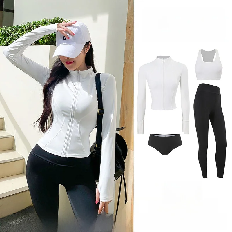 

Women's Conservative Two-Piece Swimming Suit Long Sve Long Pants Slimming Scuba Diving Suit Jellyfi Costume Surfing Suit