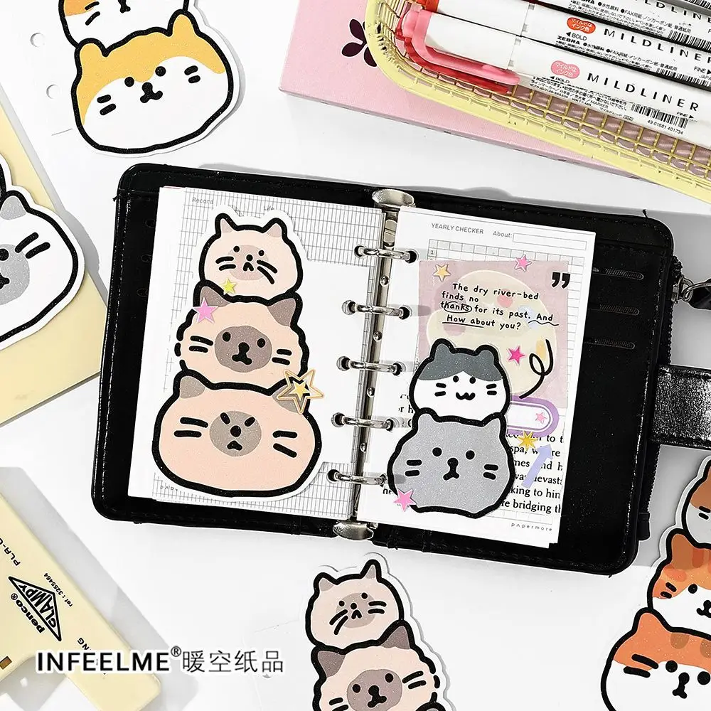 INS نمط Kawaii الكرتون الحيوان Mini M5 صفحات منفصلة دفتر DIY اكسسوارات الديكور ألبوم صغير الديكور للفتيات #3