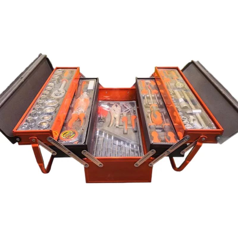85-piece Set Three-layer Folding Toolbox Complete and Durable Auto Repair Hardware Tools