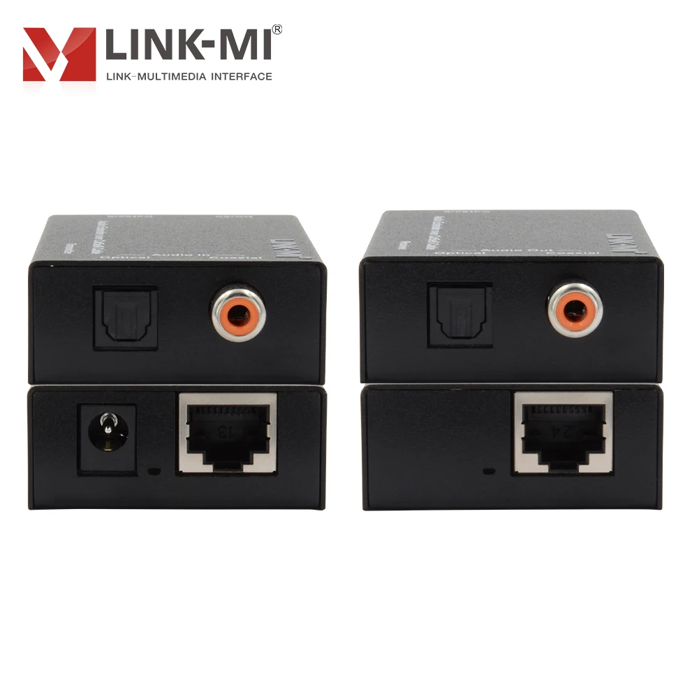Przedłużacz audio Toslink i koncentryczny do systemów kina domowego 300M SPDIF przez system transmisji audio Cat6