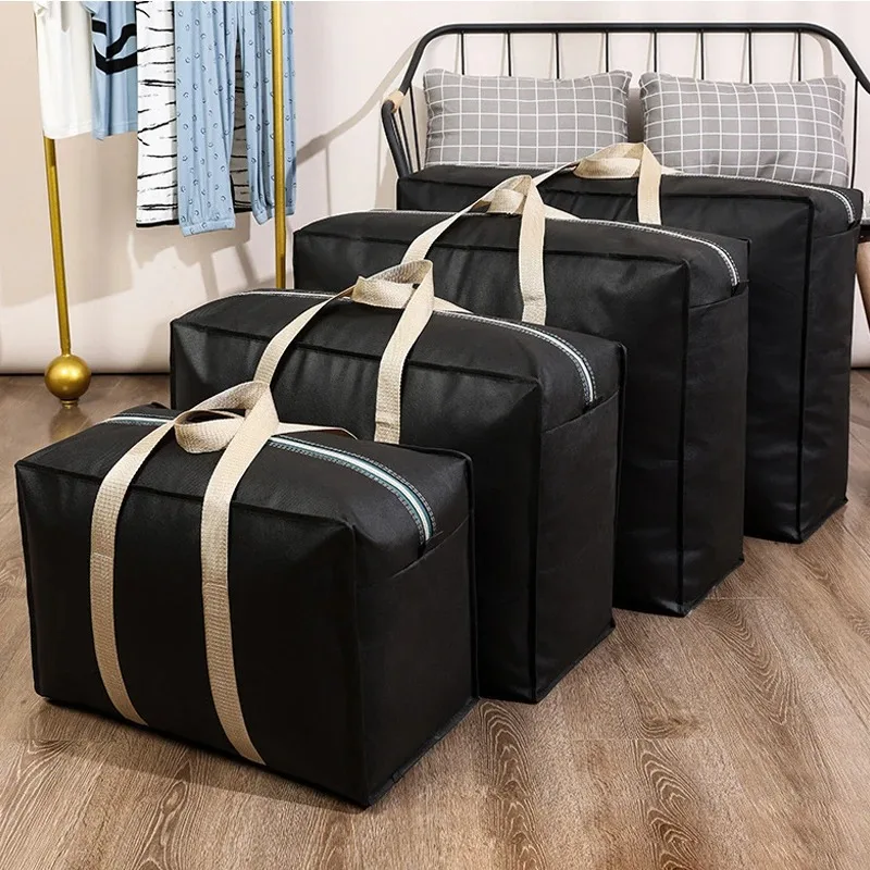 1Pcs Cubes Foldable Storage Packing Tool Extra Large Waterproof Moving Luggage Bags Home Non-woven Fabric Laundry Shopping Bag