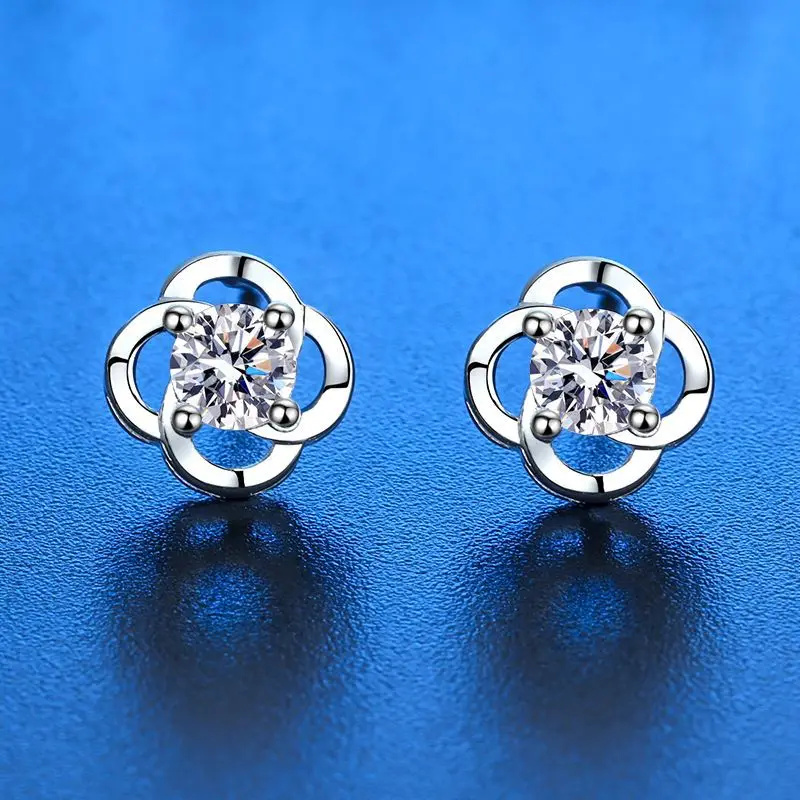 

New 925 Sterling Silver Earrings 5A Zircon for Women Good Quality Wedding Engagement Jewelry Stud Earrings Party Gifts