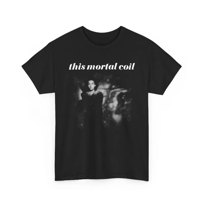 This Mortal Coil T-Shirt, Gothic Post-Punk Band Tee Summer Men's and Women's Loose and Breathable T-shirt Top