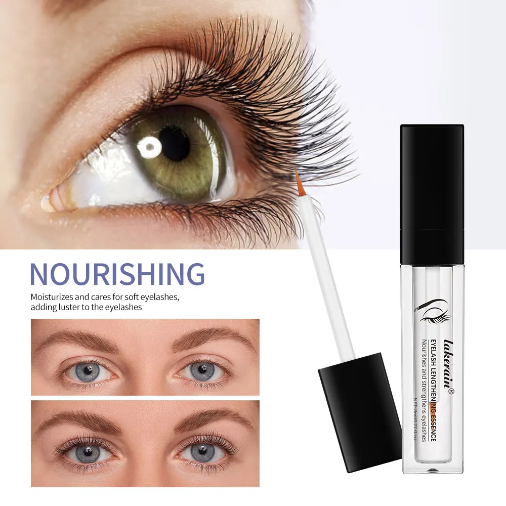 Lakerain Lash Enhancing Serum - Natuurlijke peptideformule voor dikkere en langere wimpers, zacht krole-effect (3 ml)