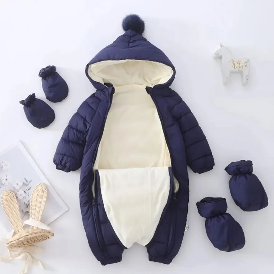 2023 new fashion Autumn Winter romper infant clothes newborn babies jumpsuit baby boy girl snow overalls for kids suit snowsuit