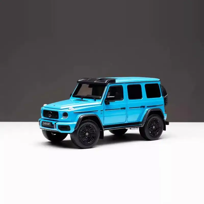 재고 있음: 1:18 G63 AMG 대형 4x4 완전 개방형 다이캐스트 합금 자동차 모델, 소년 방 장식, 성인 수집용 장식품.