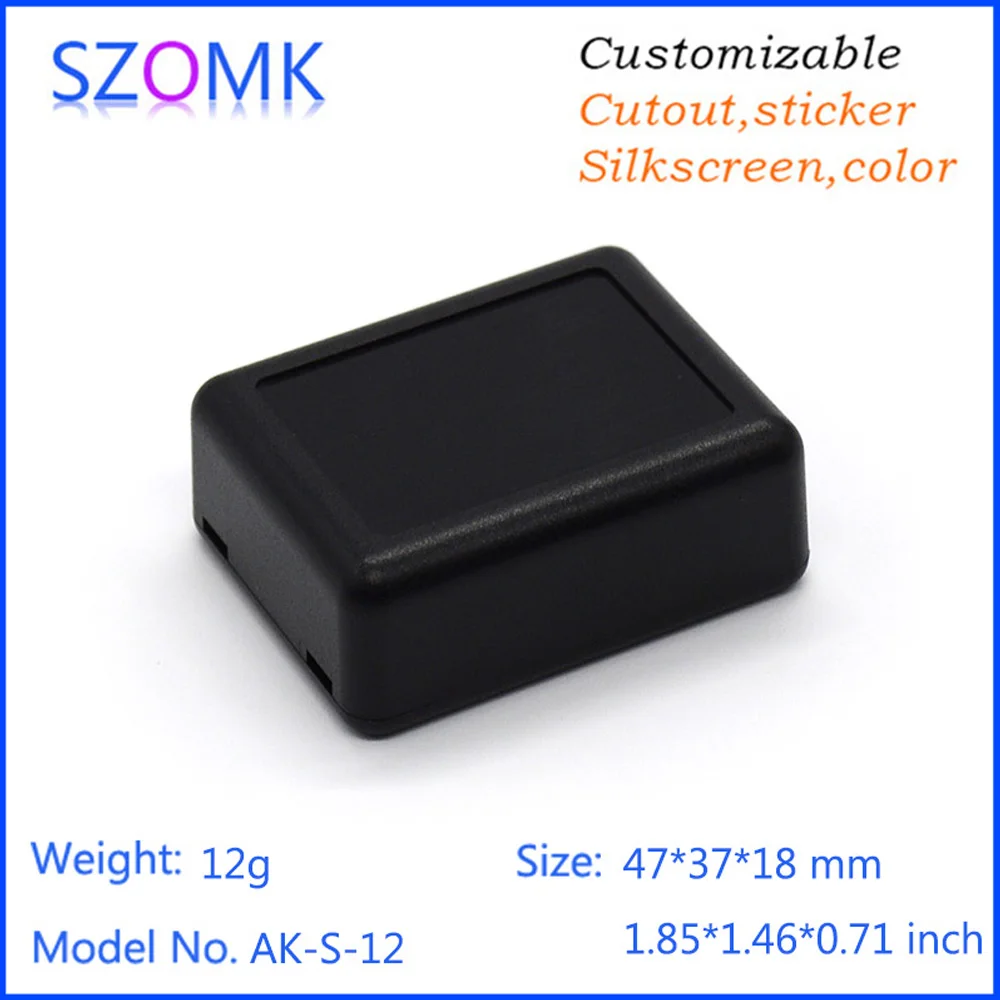 Standard plastic housing project box gps tracker control box (1Pcs) 46*36*18mm china market of electronic diy enclosure box