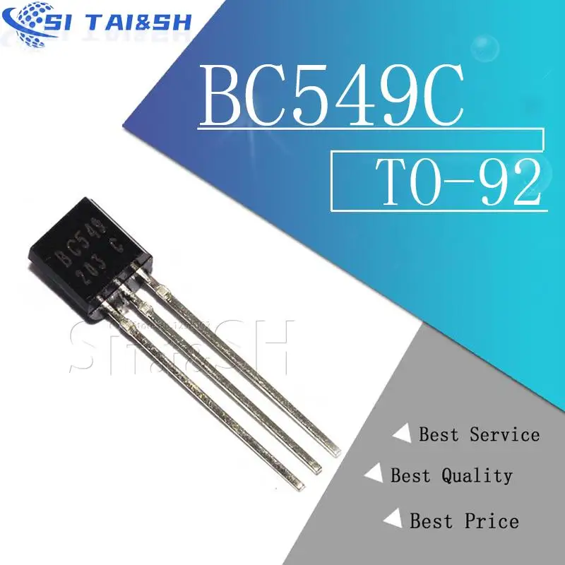 100 قطعة BC639 BC640 BC546B BC547B BC548B BC556B BC557B BC558B BC559B BC546 BC547 BC548 BC556 BC549C BC549B BC547C BC560C BC560B