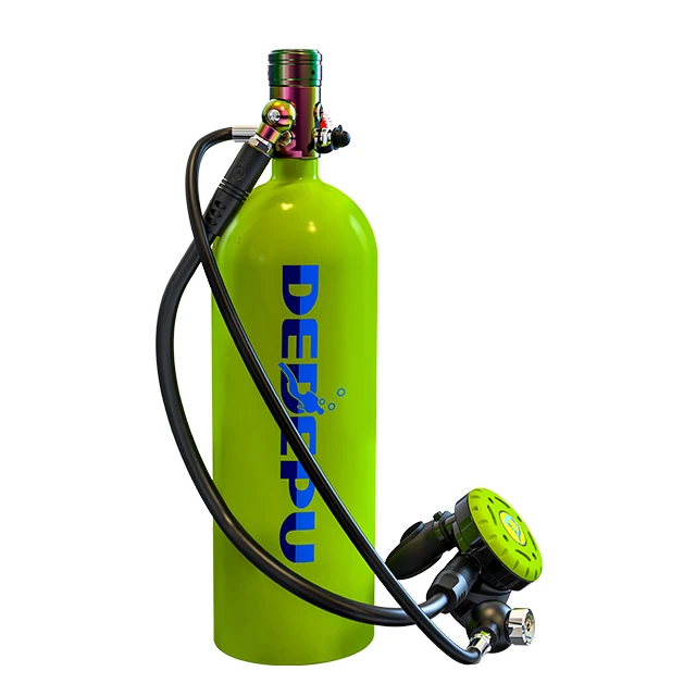 2.3L Gas Cylinder Popular Underwater Sports Air Diving Emergency Scuba Mini Scuba Diving Equipment Diving Gas Cylinder