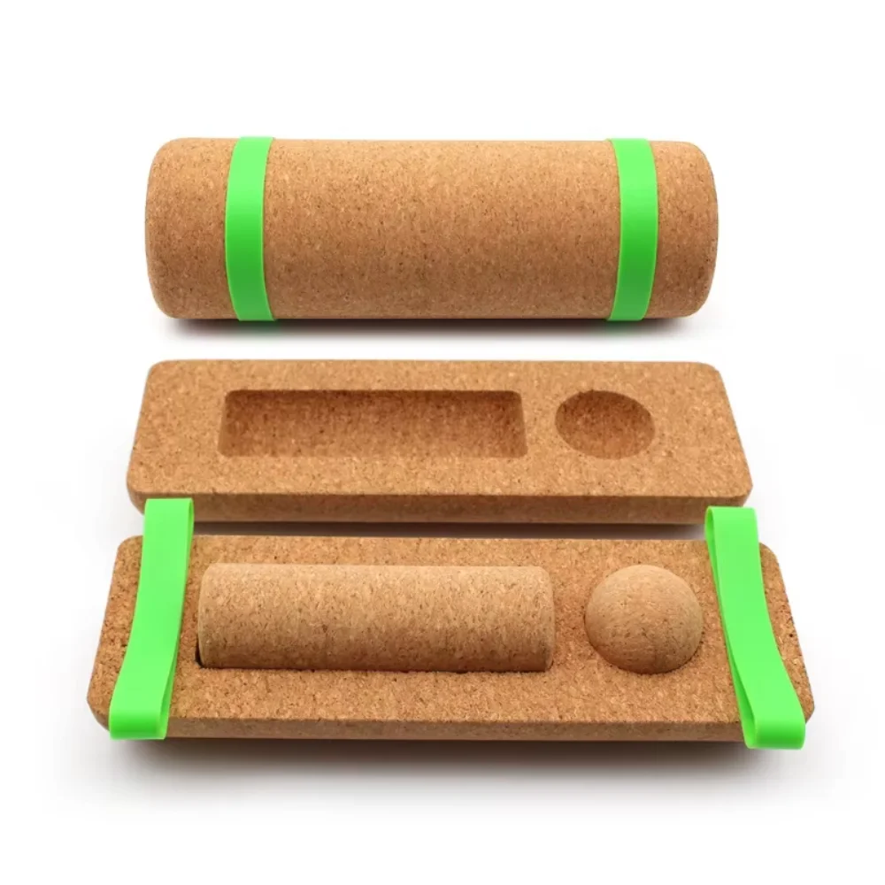 Wobble Board Balance - Cork Yoga Blocks Ankle Balance Board