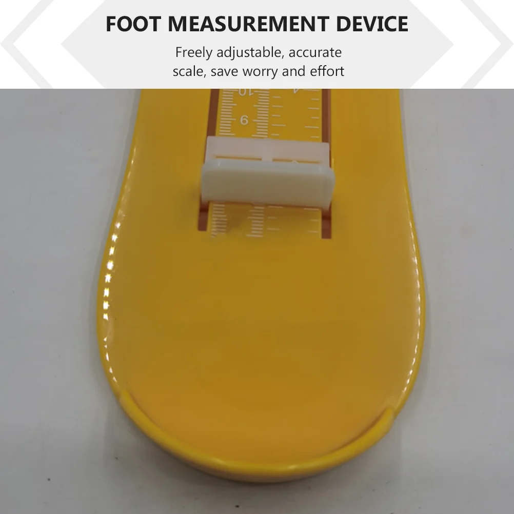 Dispositivo de medición de pies, regla de medición para bebé, medidor de zapatos para recién nacido, medidor Abs para niño, 2 uds.