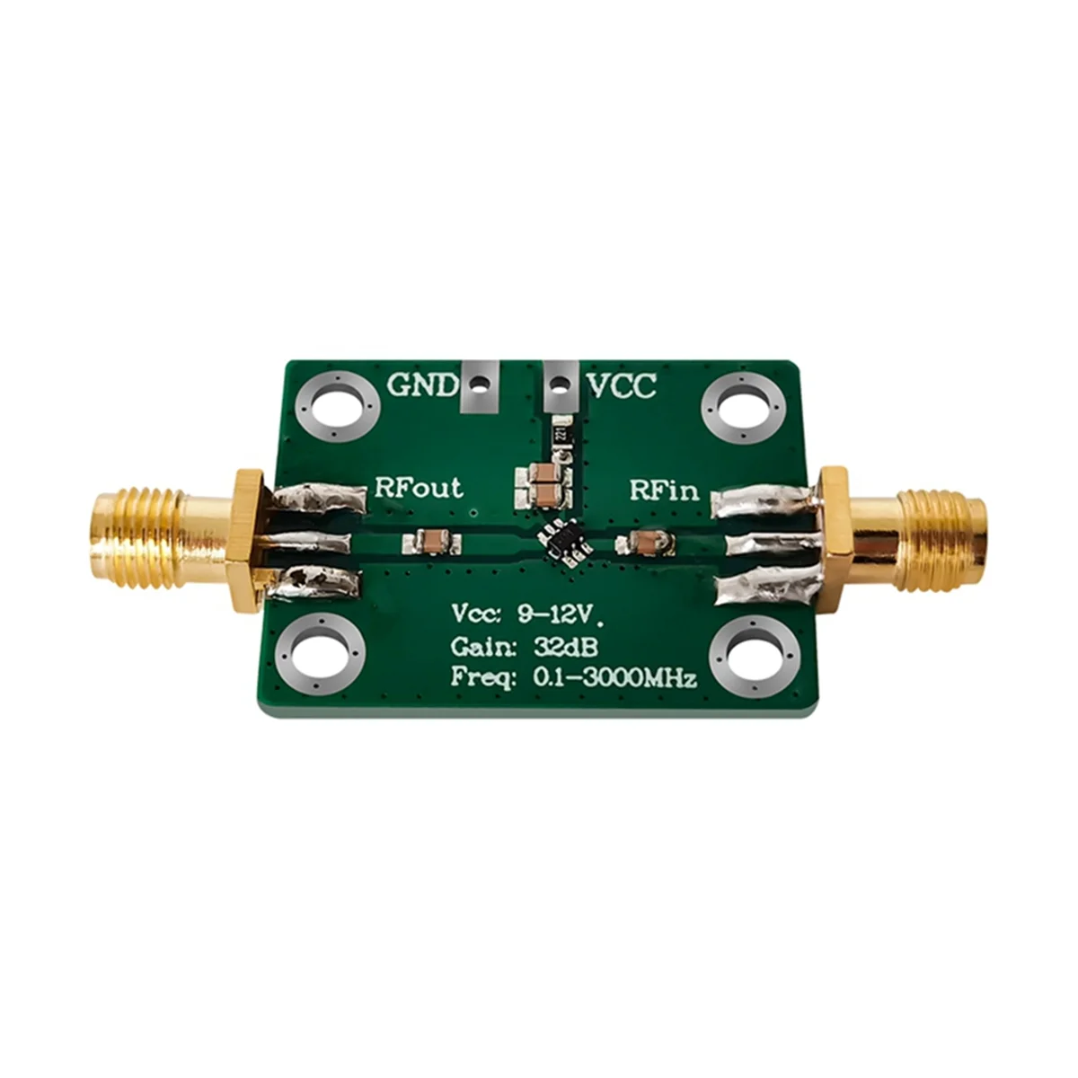 RF Wideband Amplifier Low Noise Amplifier LNA 0.1-2000MHz Gain 32DB Versatile Convenience Practical Portable Module -X64A