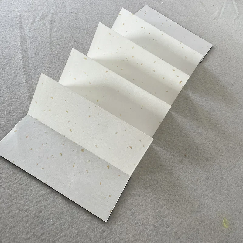 Retro Blank Folding Booklets Traditional Small Regular Script Calligraphy Painting Ancient Style Calligraphy Booklets Art Supply