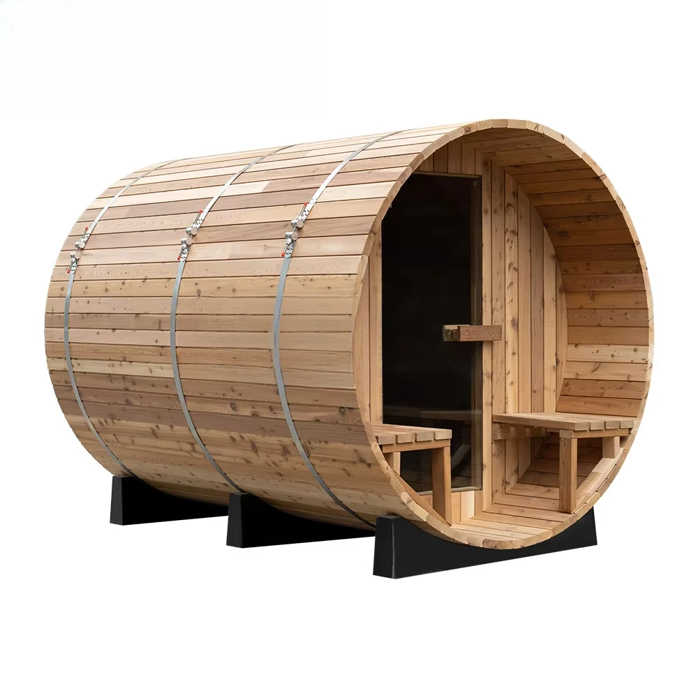 

Sliding Door Outdoor Bucket Sauna