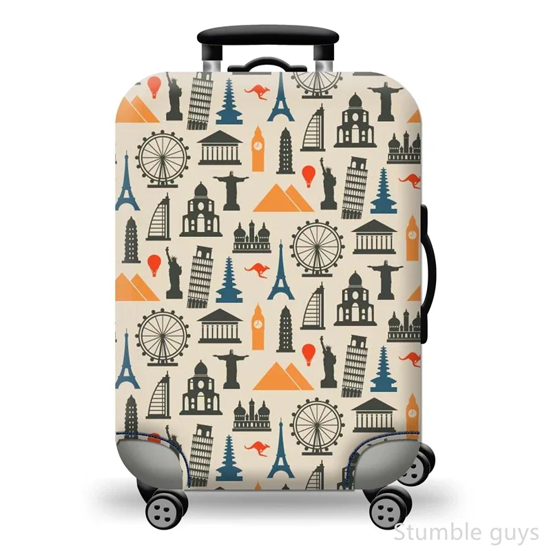 

Высокоэластичный защитный чехол для чемодана, пылезащитный, устойчивый к царапинам, практичный аксессуар для путешествий и отпуска