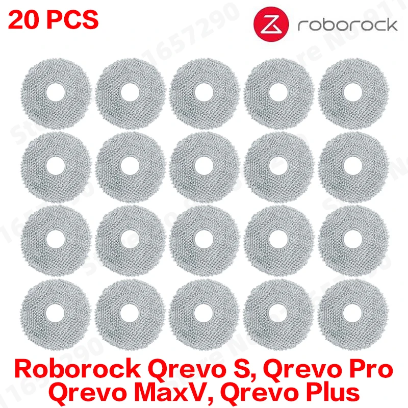 Roborock Qrevo S, Qrevo Pro, Qrevo MaxV, Qrevo Plus Staubsaugerteile Hauptbürste Seitenbürste Filter Wischpad Tuch Staubbeutel