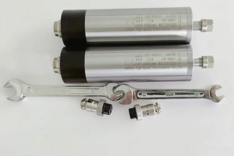 JGD-40 70W 24000-40000 rpm ER8 48v machine tool spindle natural self-cooling miniature electric spindle numerical control