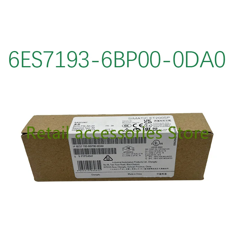 6ES7193-6BP00-0DA0  6ES7 193-6BP00-0DA0   6ES7193-6BP00-0DA1 New Original 1 Year Warranty   [Shanghai Warehouse Spot]