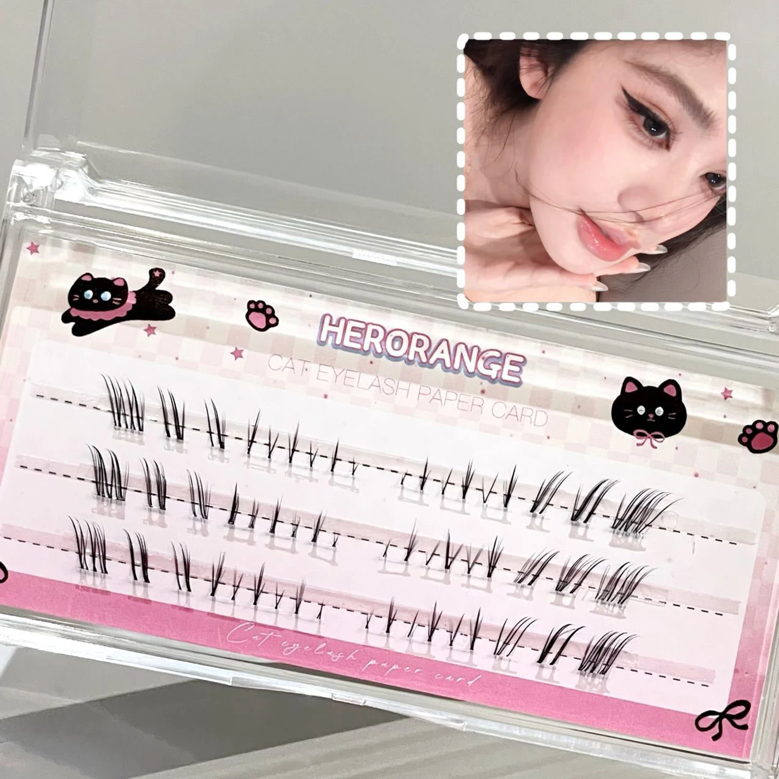 Fuchs-Stil untere gefälschte Wimpern natürliche flauschige untere Wimpern für Frauen täglich tragen Party Make-up 3D weiche Wimpern
