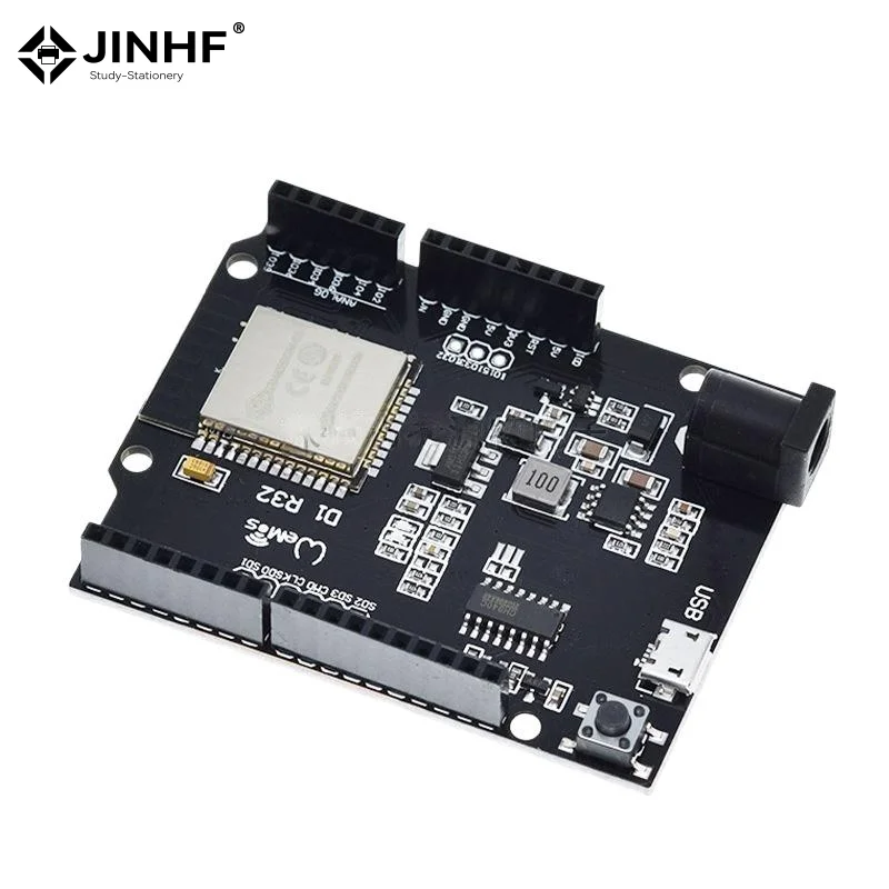 1Pcs D1 R32 ESP32 Development Board WiFi Bluetooth Rich Expansion Pins For IoT DIY Projects For Wemos
