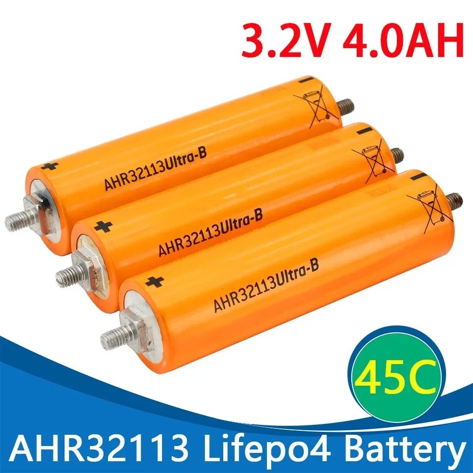 Батарея Lifepo4 аккумуляторная, литиевая, fer et фосфат, 3,2 В, 4,0 Ач, 45c, для A123, ahr3113, новый, производство