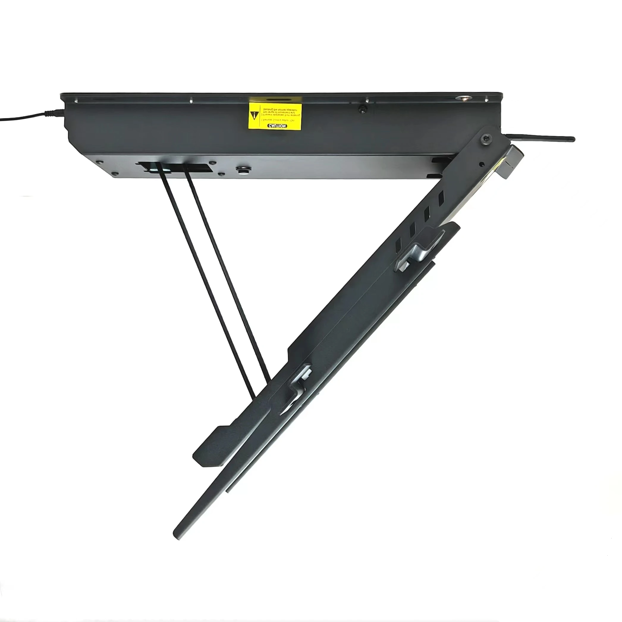 

Vertical Motion From Ceiling Motorized Tv Mounts&carts Roll Over Mage To Zoom In No Stud Speaker Logo 55in