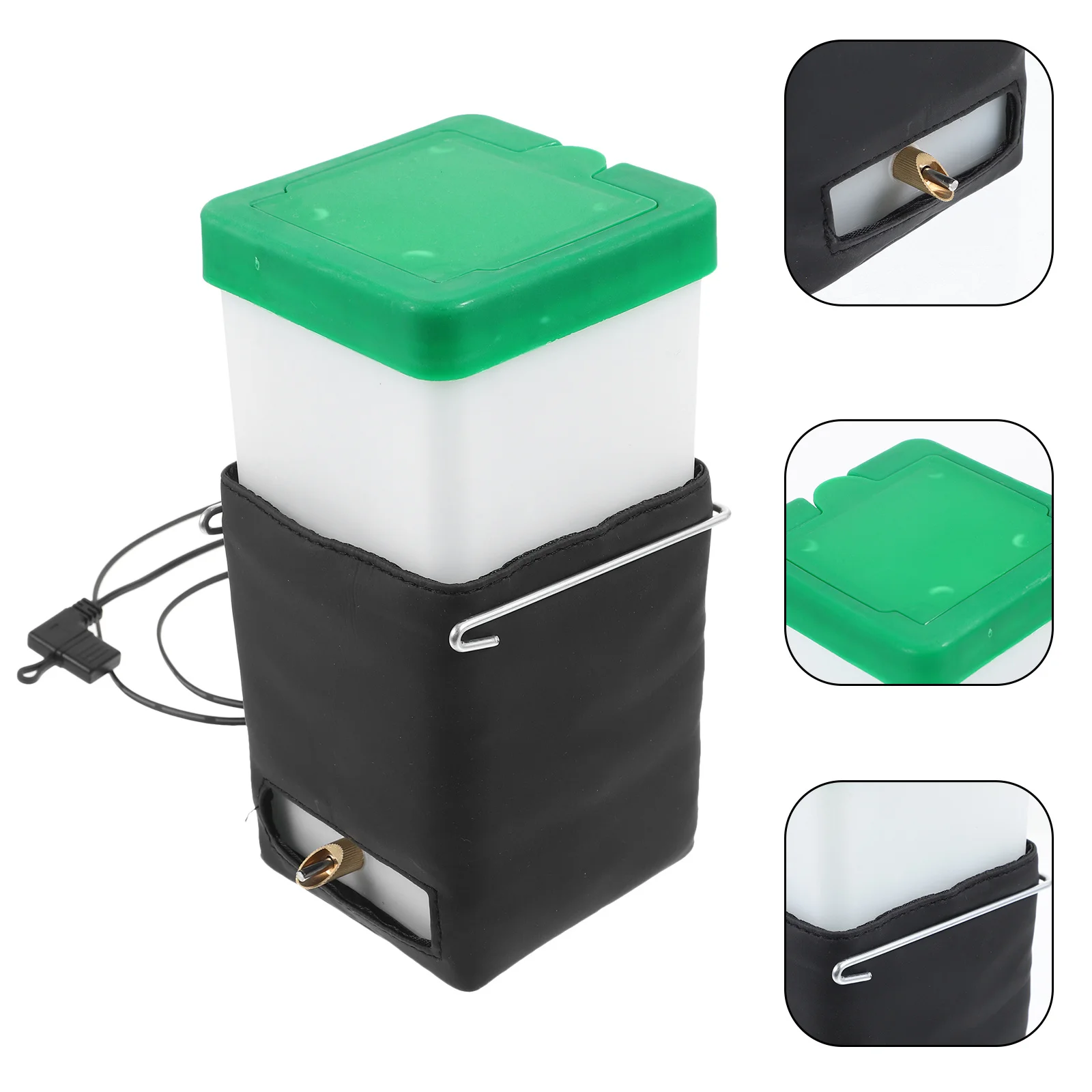 

Heated Water Bottle For Rabbit Automatic Thermostat Plastic Pet Water Dispenser No Leakage Hanging Feeder For Hamster