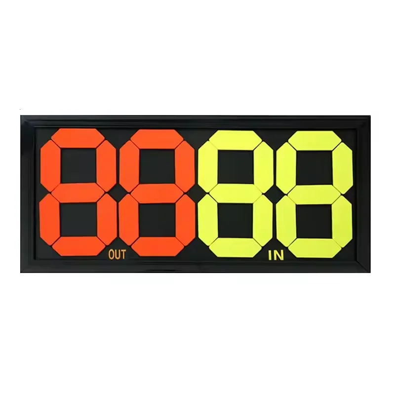 Multi‑Functional Durable PVC Electronic Basketball Football Scoreboard Training Equipment for Outdoor Sports Field