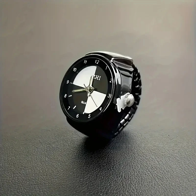 New fashion creative ring watch men and women couple finger watch