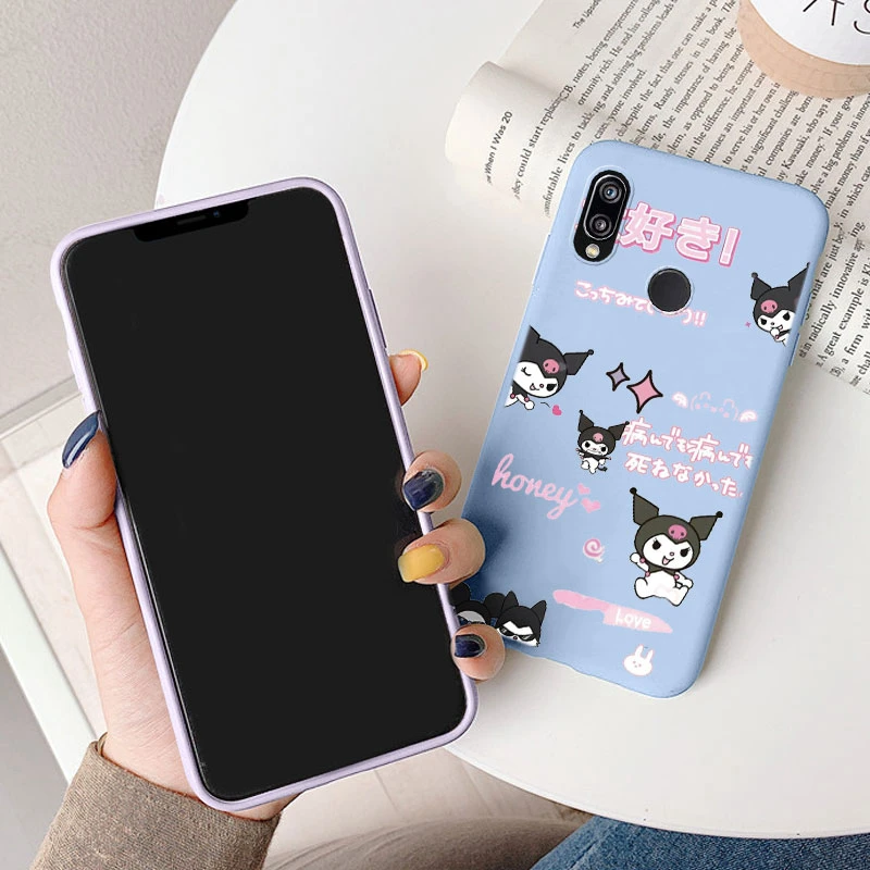 For Huawei P20 2018 P 20 Lite P20 Pro Case Cute kuromi Melody Phone Case Soft TPU Cover Cartoon Sanrio Funda For Huawei P20Lite