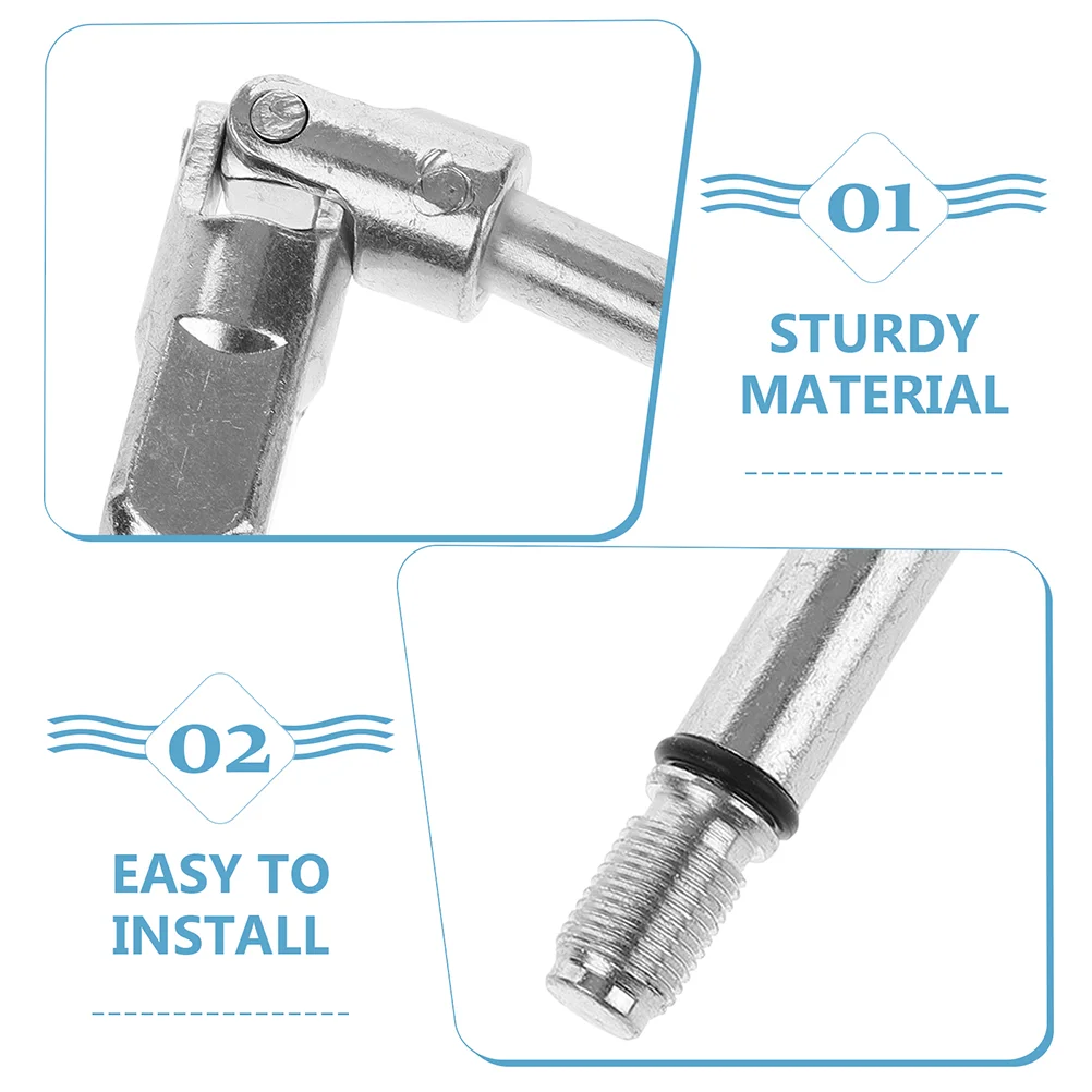 Pieza Universal del eje de la junta de dirección de montaje de los conectores hidráulicos de 2 uds para el conector del taladro