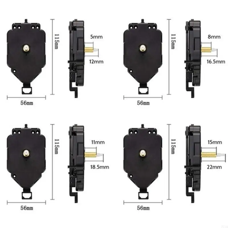 77JA Pendulum Clock Movement Swing Wall Clock Motor DIY Mechanism Replacement Clock Repair Part Accessories