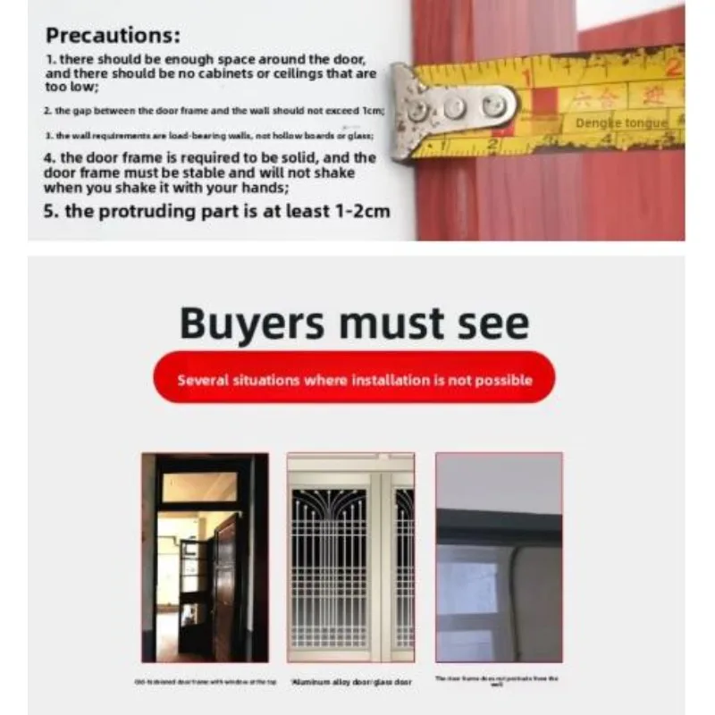 Multi Functional Household Door Frame with Single and Double Bars, No Punching Pull Up Device, Fitness Equipment，Parallel Bars
