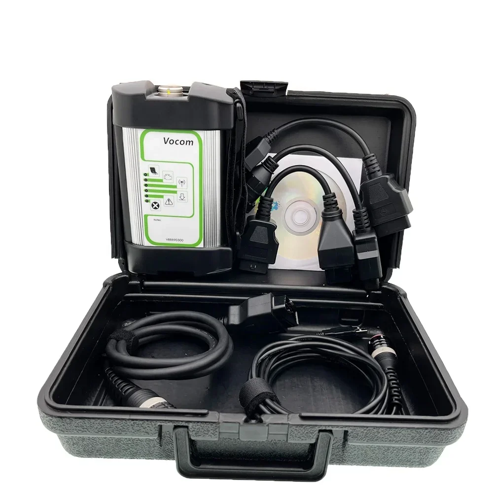 2026 Tech Tool Vocom 88890300 USB Version Interface Best Quality Auto Truck Diagnostic Scanner Tool 1:1 Ratio 24V Cable Adapter