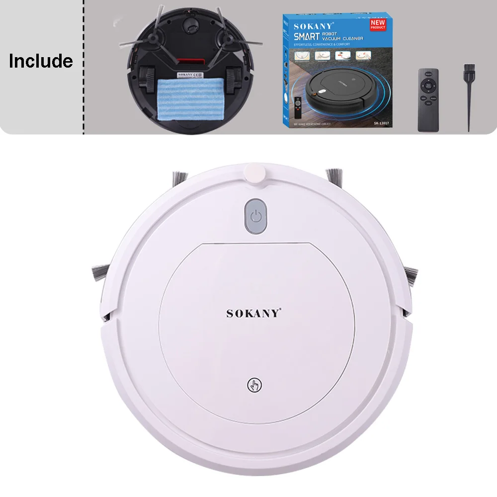 가정용 지능형 스위퍼 원격 제어, 청소, 흡입 및 걸레질, 3 in 1 2000Pa 청소 로봇 청소 기계