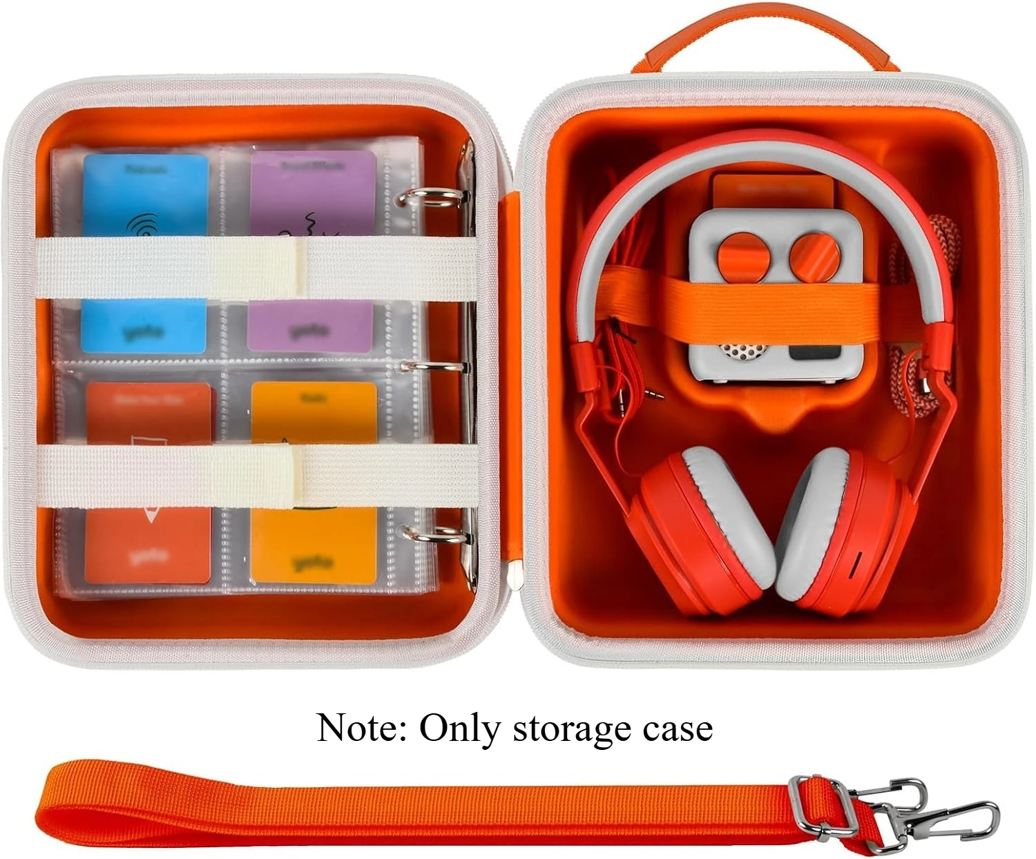 Casmilee Case Compatible with Yoto Mini Kids Audio & Music Player, Portable Radio Storage Holder for Children Speaker Headphone