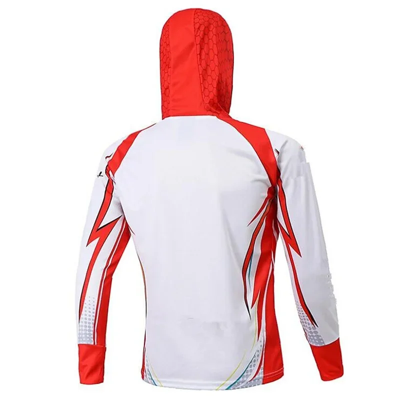 With Hood Custom Sublimation Printed Uv Protection Long sleeve Men Fishing Hoodie Quick Dry Fishing Shirts