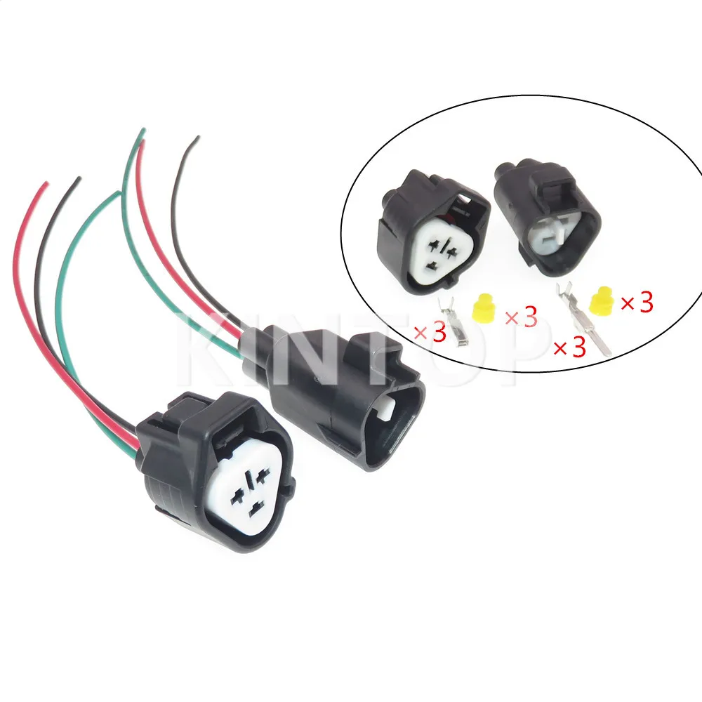 

1 Set 3 Pins Auto Fog Lamp Cable Harness Plug AC Assembly For Toyota Corolla Camry 6188-0099 6189-0179 Car Headlight Socket