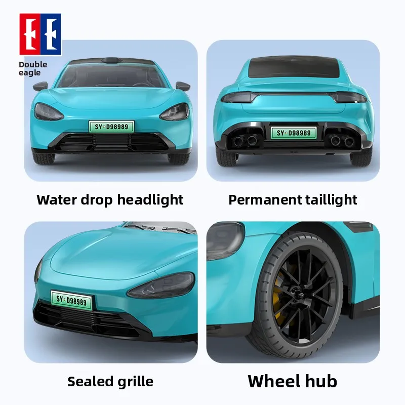 Double Eagle Remote Control Car New Energy Fast Charging High Speed ​​Drifting RC Toy Car With Sound Light Boy Children's Gift