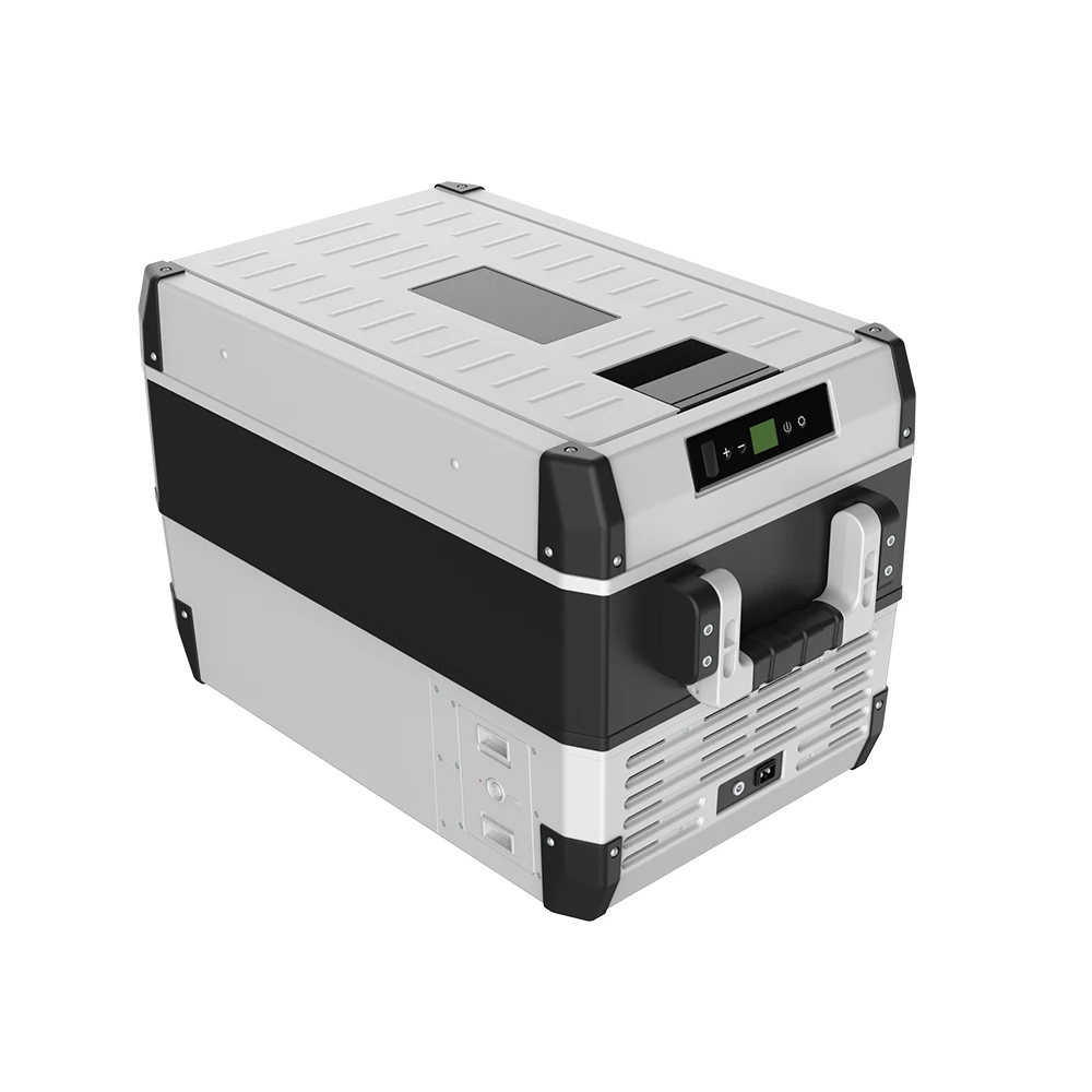 

12v Mobile Coldroom Camping Fridge 35L Car Refrigerator Portable Freezer for Cars with Handle,wheels,fold Boards Optional