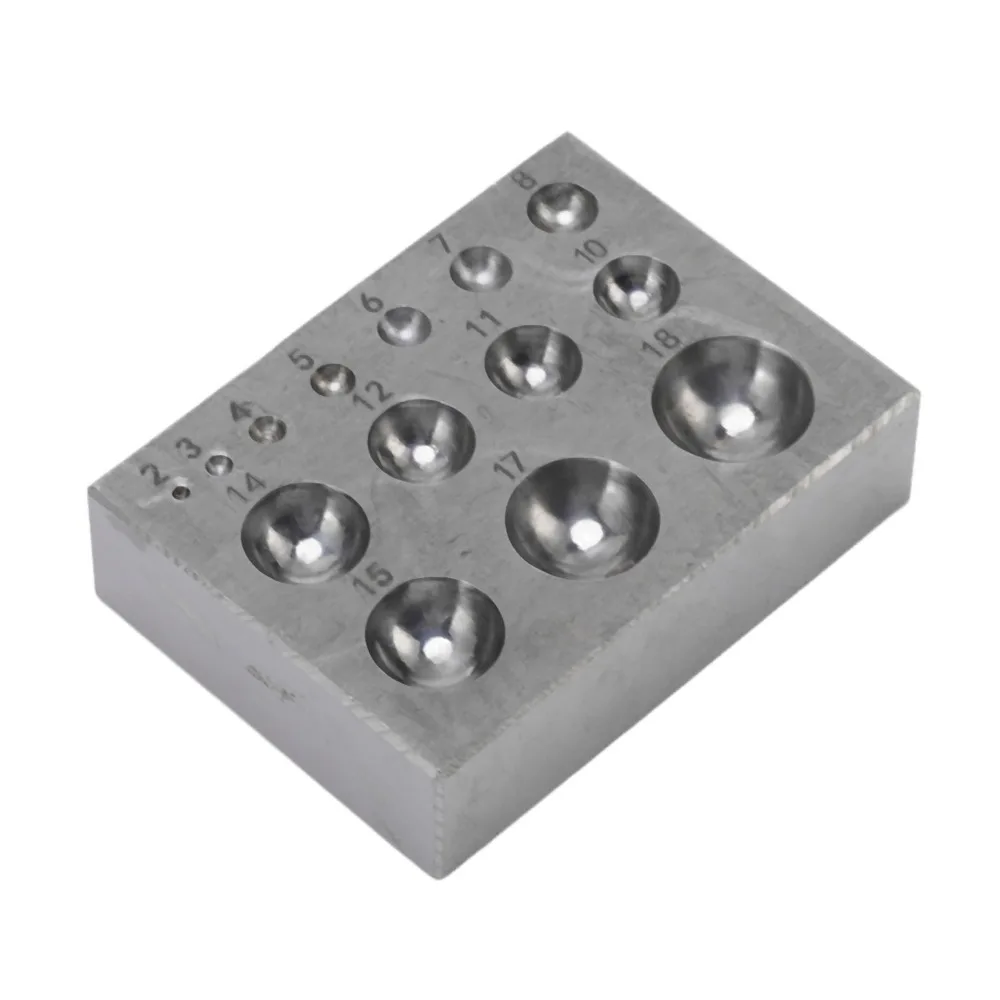 Round shape Jewelry Tool Semicircular Molding type Bead Making Tool Concave design Combination set Goldsmith Equipment