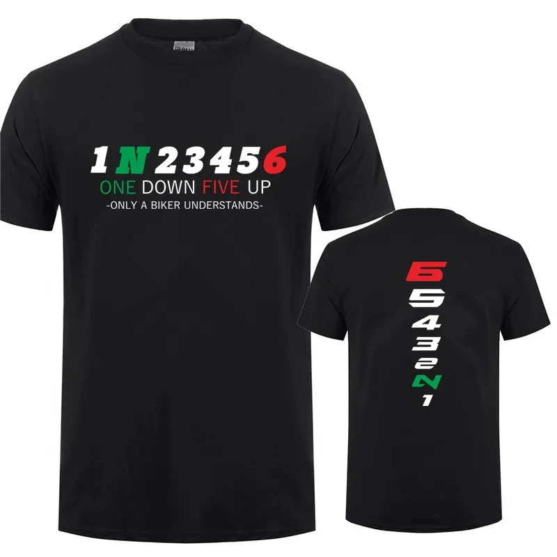 

1N23456 Motorcycle Only A Biker Understands T Shirt Motorbike Tee Printed Race T-Shirt JL-153