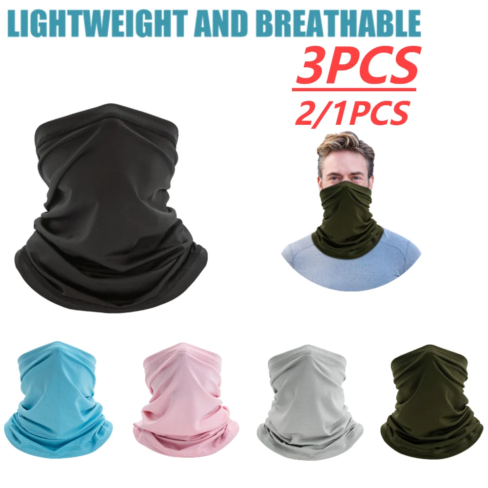 Sommer UV-Schutz Schal Eis Seide Sonnenschutz Maske Hals Rohr schnell trocknende Outdoor-Angeln Radfahren Gesichts schutz atmungsaktives Bandana
