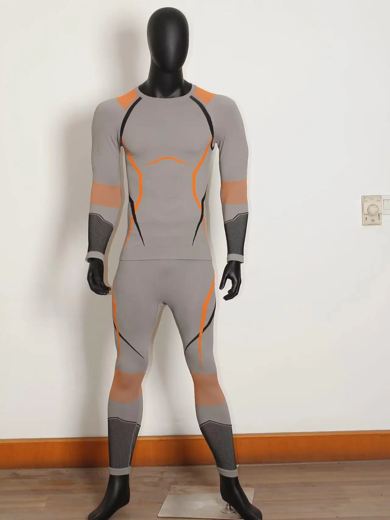 Traje de esquí de secado rápido para hombres y mujeres adultos, ropa interior térmica para correr al aire libre, ciclismo, ropa de compresión de sudor, nieve para Niños s