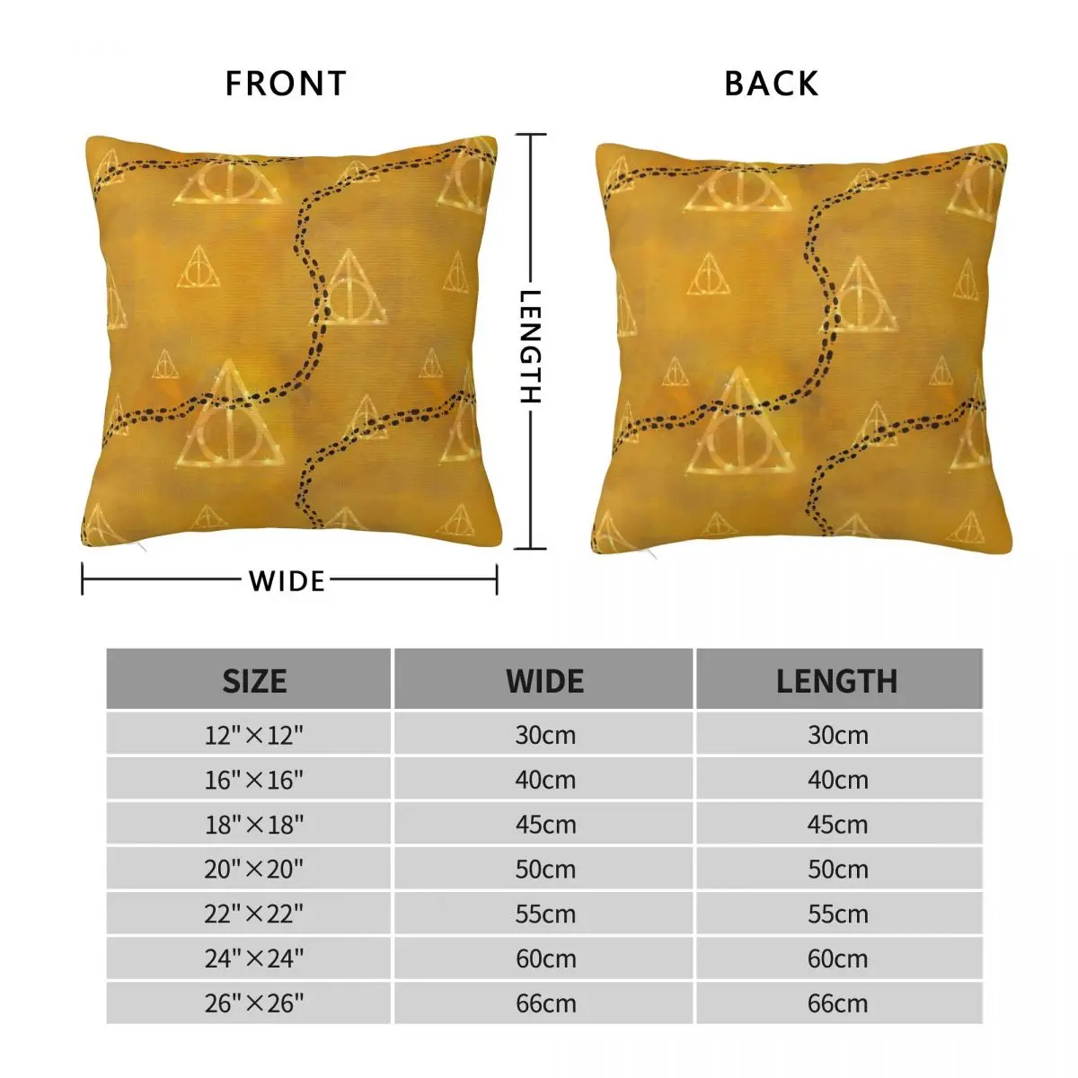 Magical Map Footprints Square Pillowcase Polyester Linen Velvet Creative Zip Decor Throw Pillow Case Car Cushion Cover