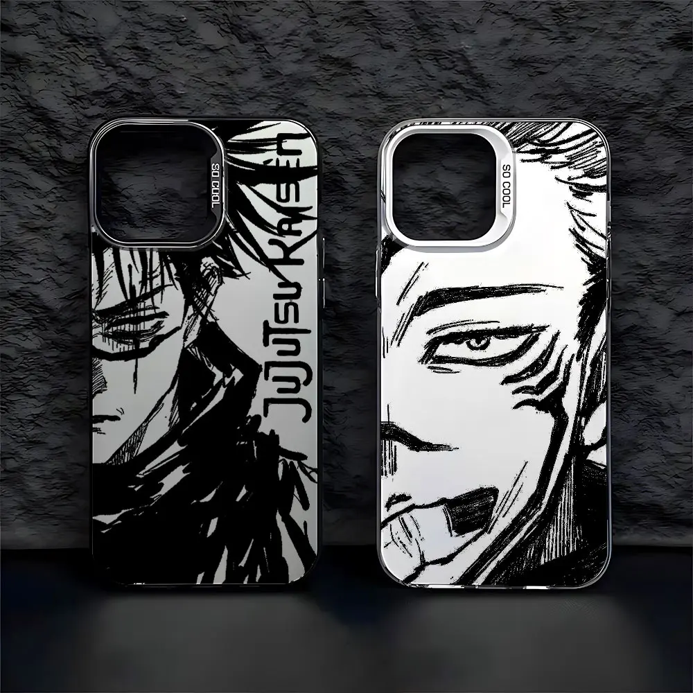 Jujutsu Kaisen Anime black Case for Xiaomi Redmi A1 13C 9C 9T Note 8 9S 10 11 12 13 Pro Ultra 4G 5G Matte Shockproof Back Cover