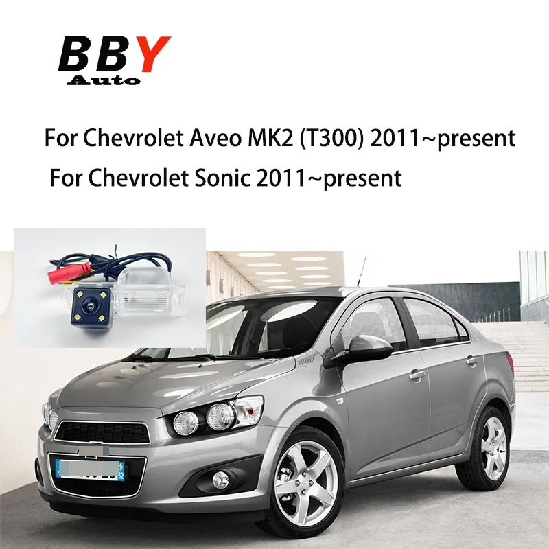 

Car Rear Camera For Chevrolet Aveo MK2 T300 Sonic 2012 2013 2014 2015 2016 Night Vision Backup License Plate Rear View Camera