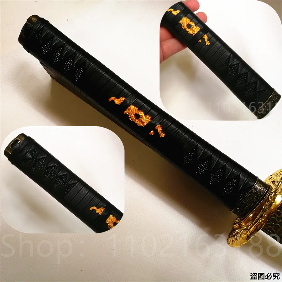 

VERY NICE TSUKA HANDLE ALLOY TSUBA GUARD, FUCHI,KASHIRA,MENUKI,HABAKI AND SEPPA FOR JAPANESE KATANA SAMURAI SWORD FITTING