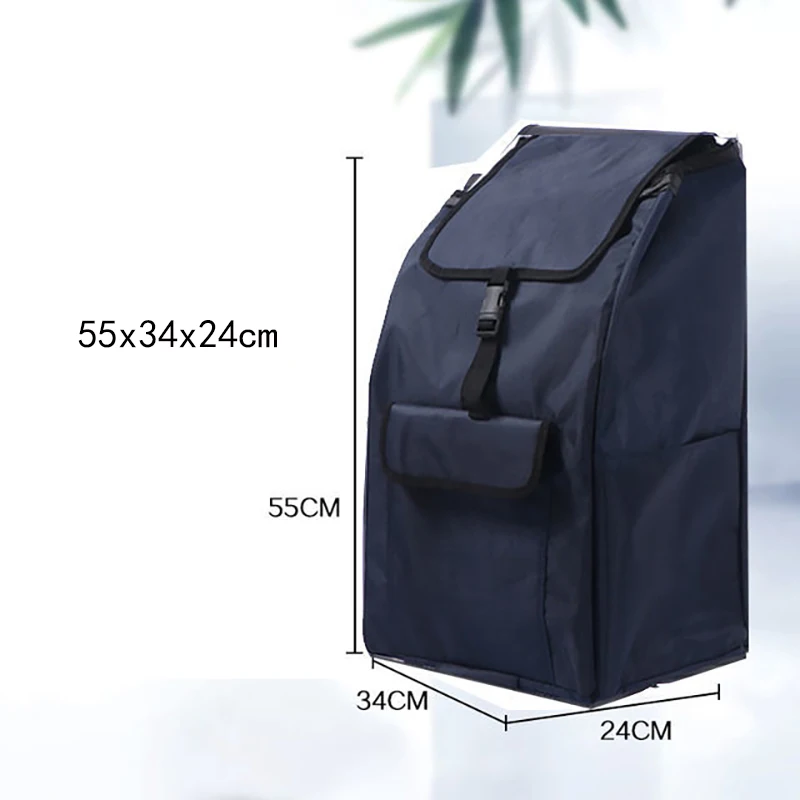 Waterproof Shopping Bags for Trolley Shopping Cart Woman Market Purchase Basket Trailer Portable Cart Foldable Handbag Carrier